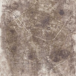 Безворсовый ковер Streets Paris LS5282-L266